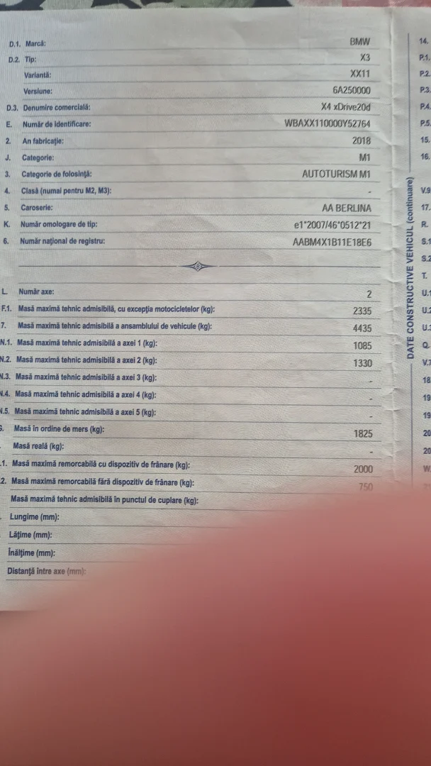 BMW X4 Autuomata.camera,padele volan incalzit,diesel,scaune incalzite,clima 3 zone 2